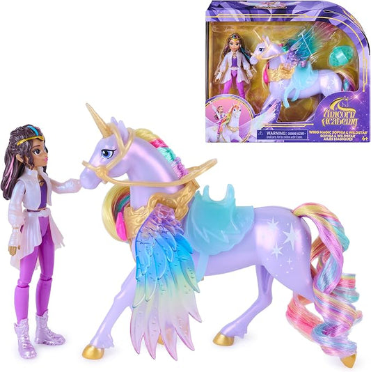Unicorn Academy Sophia and Wildstar wing magic playset