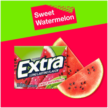 Sugarfree watermelon gum 15 count packs