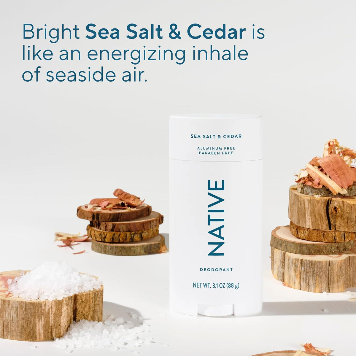 Native personal care deodorant stick packaging