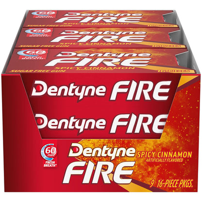 Dentyne Fire cinnamon chewing gum bulk pack