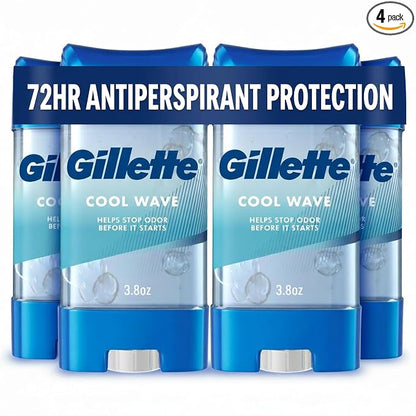 Gillette clinical strength antiperspirant deodorant pack of 4