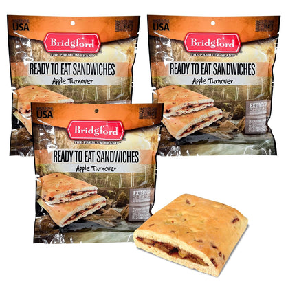 Bridgford apple turnovers for emergency food storage