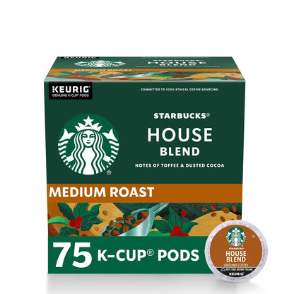 Starbucks medium roast K-Cup coffee pods packaging