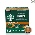 Starbucks House Blend K-Cup coffee pods 75 count box