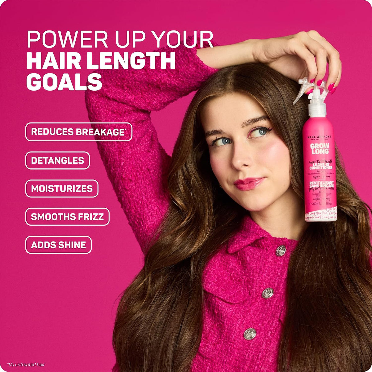 Detangling hair moisturizer spray for brittle strands