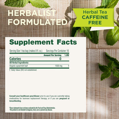 Traditional Medicinals Organic Spearmint product packaging