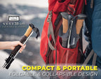 TREKOLOGY Trek-Z trekking poles with comfortable cork handles