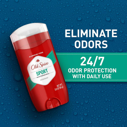 Aluminum-free Old Spice deodorant for daily use
