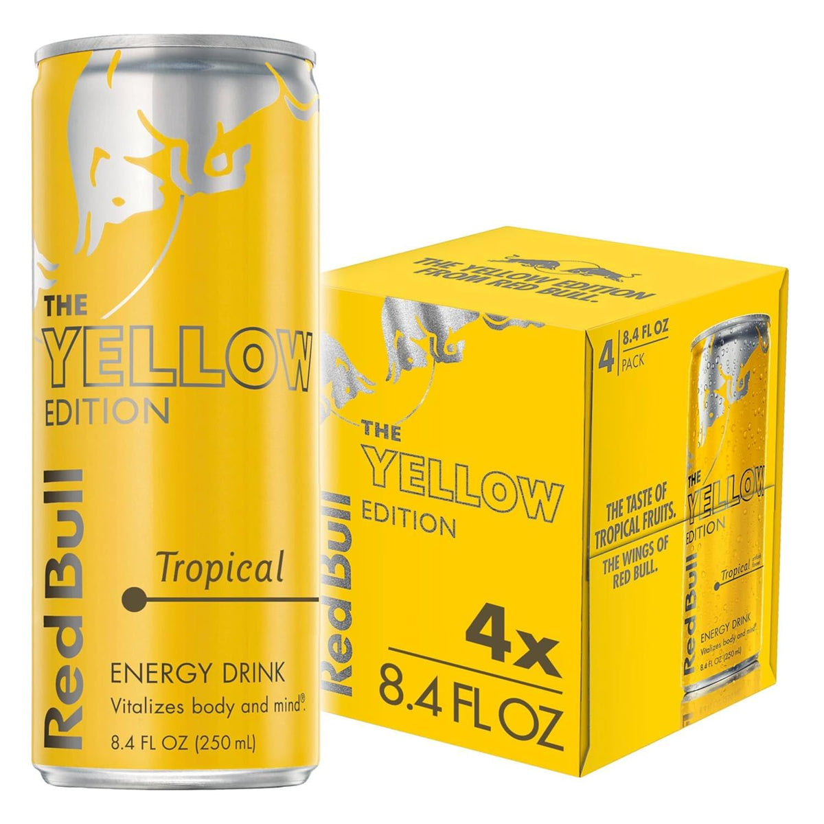 Red Bull Yellow Edition tropical beverage