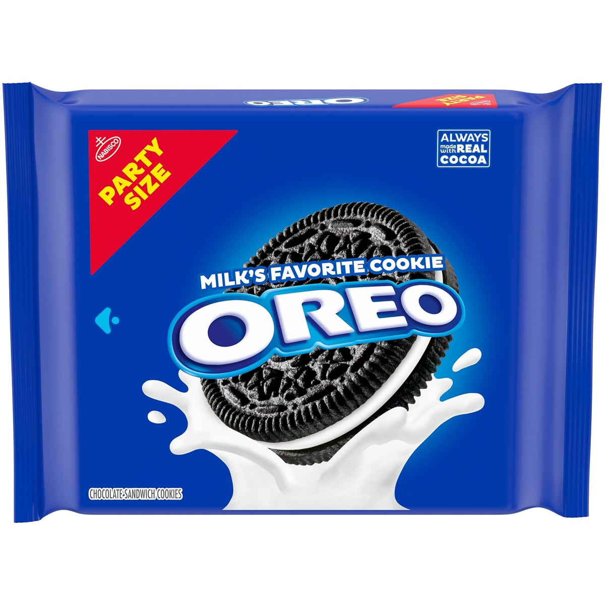 OREO sandwich cookies with chocolate wafers and creme filling