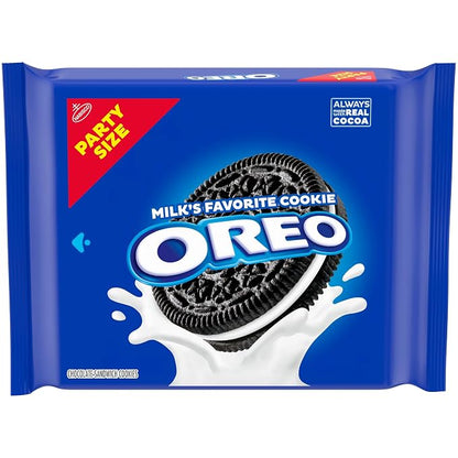 OREO Chocolate Sandwich Cookies party size 24.16 oz package