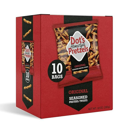 Dot's Original Seasoned Pretzel Twists snack bags