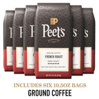 Peet's Coffee French Roast with bold, smoky character