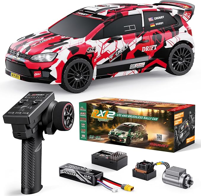 DIKAVEY 1:12 RC rally car fast drift vehicle