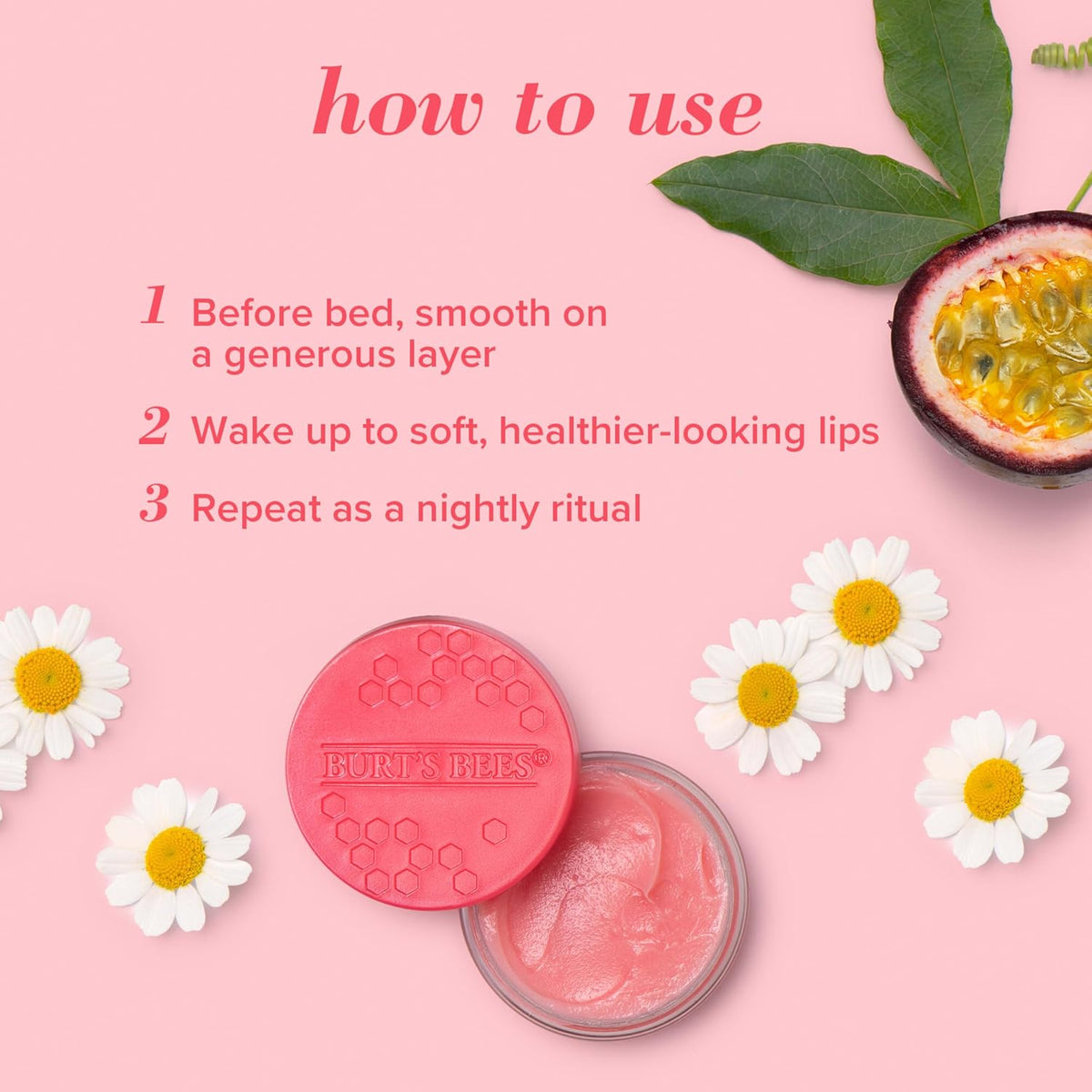 Burt's Bees Intensive Overnight Lip Mask treatment