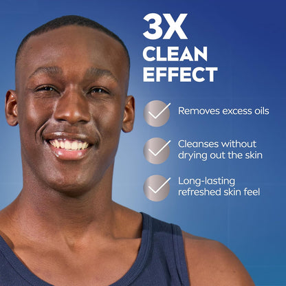 Visit the NIVEA MEN Store — NIVEA MEN Sensitive Face Wash with Vitamin E and Chamomile Extract, No Drying Alcohol, Gentle Face Wash for Men with Sensitive Skin, 5 Fl Oz Tube