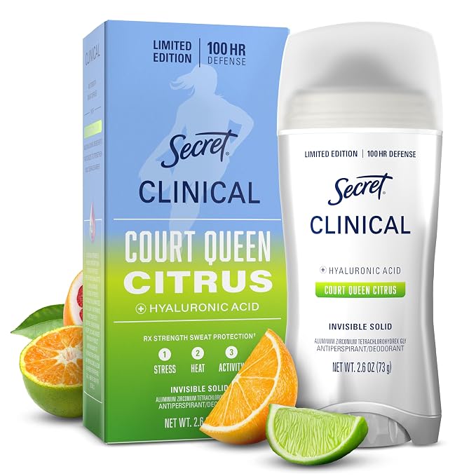 Secret Clinical Court Queen Citrus antiperspirant deodorant for women