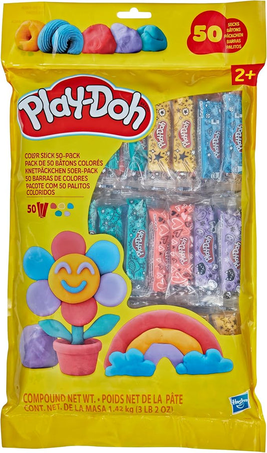 Play-Doh 50-pack refill color sticks in assorted colors