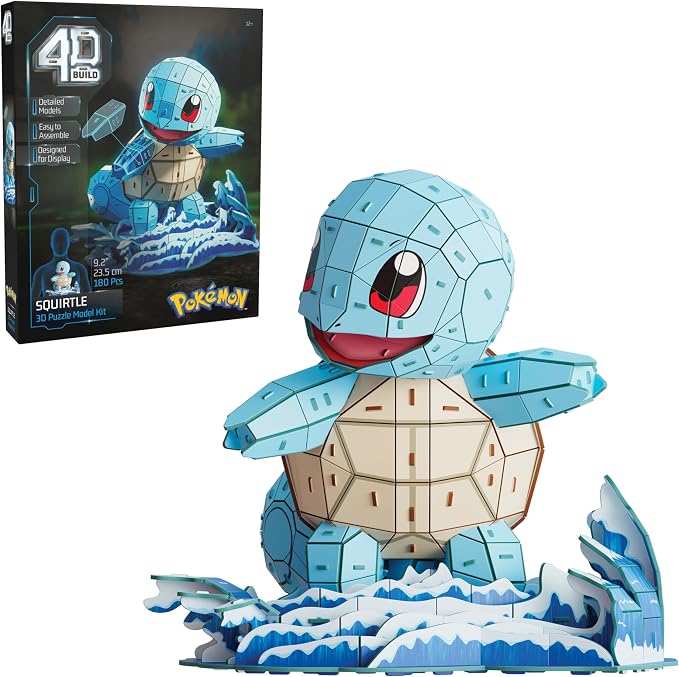 4D Build Pokémon Squirtle 3D puzzle model kit