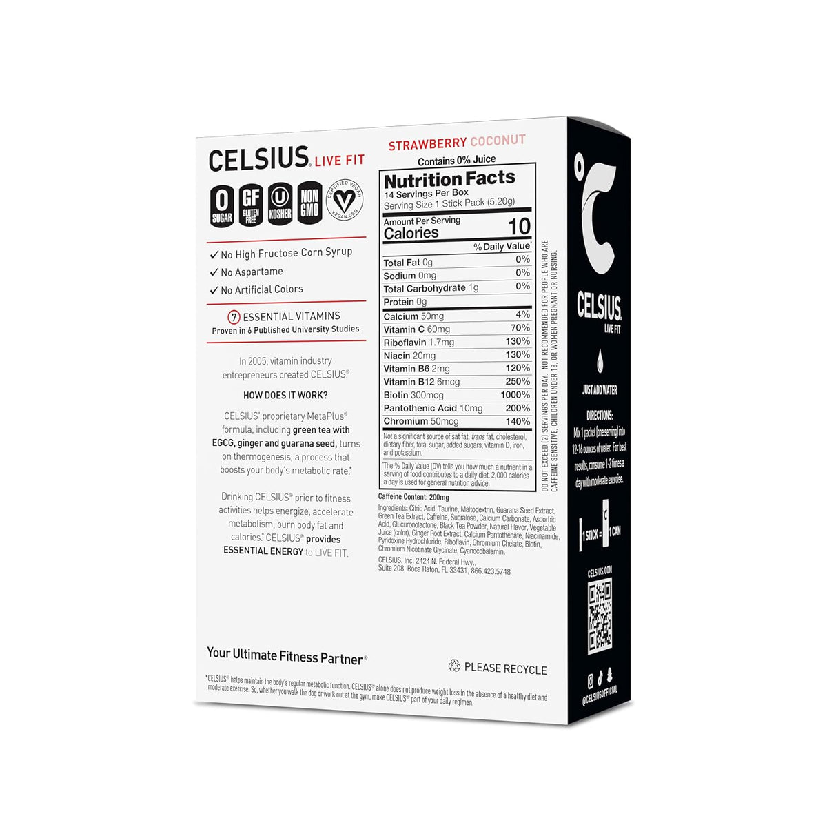 CELSIUS sugar free energy drink mix 14 sticks