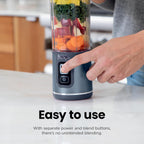 Portable Ninja blender with carrying handle