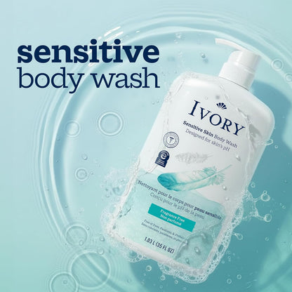 Ivory body wash with plant-based cleansers