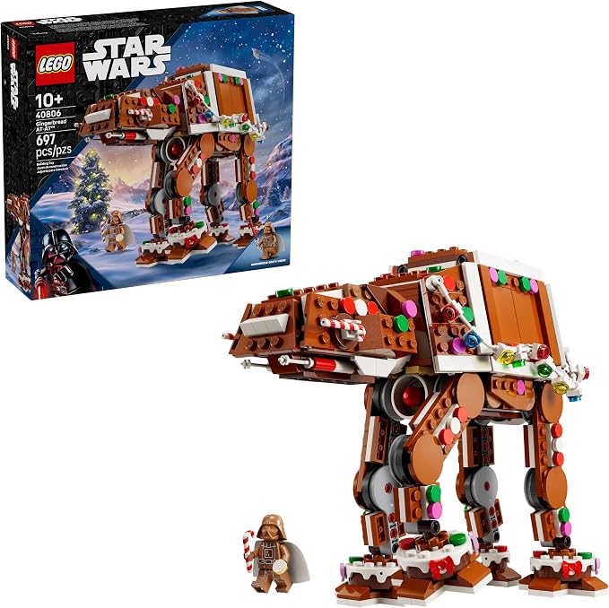 LEGO Star Wars Gingerbread AT-AT Walker holiday building set