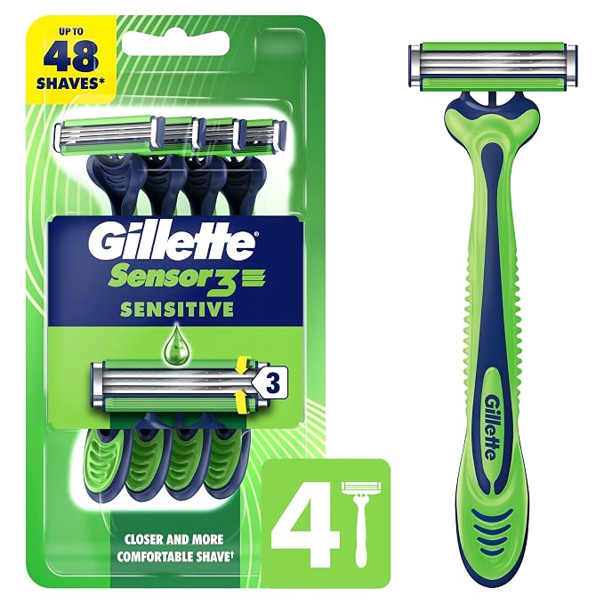 Gillette Sensor3 Sensitive disposable razor 4 pack
