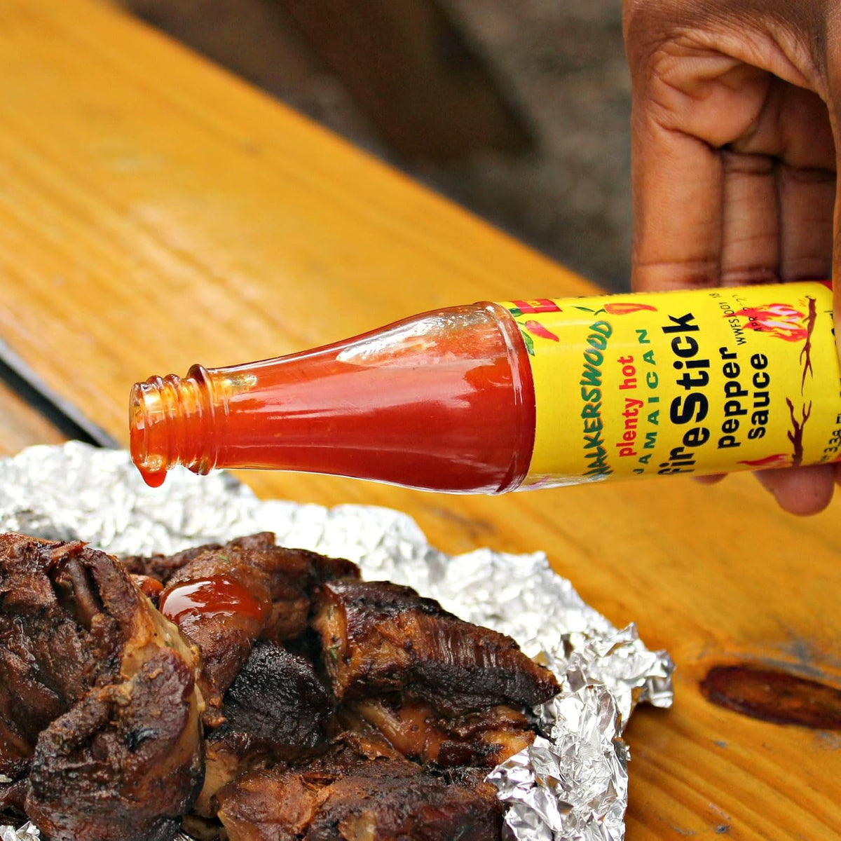Premium Caribbean hot sauce assortment for cooking