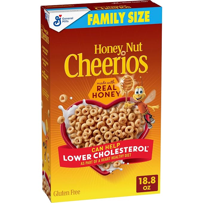 Cheerios Honey Nut breakfast cereal 18.8 oz box