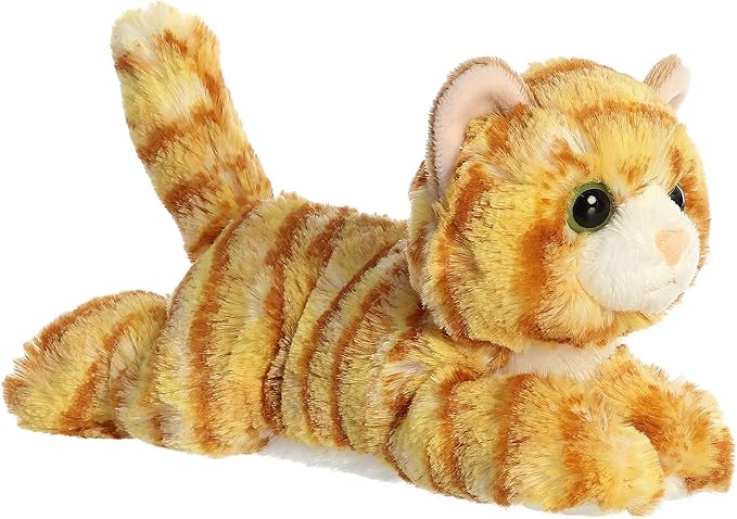 Aurora Mini Flopsie Ginger Cat plush toy