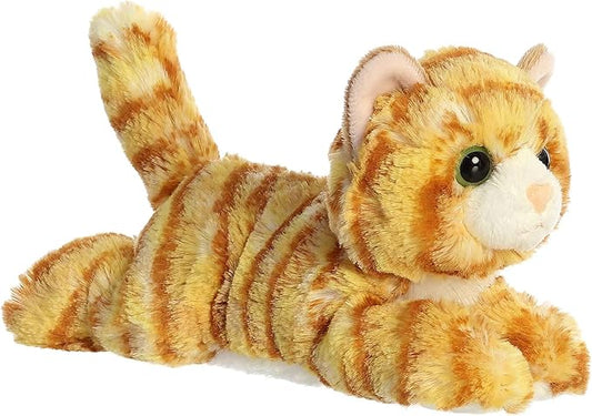 Aurora Mini Flopsie Ginger Cat plush toy