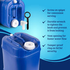 Water storage kit with spigots and 70mm cap wrench