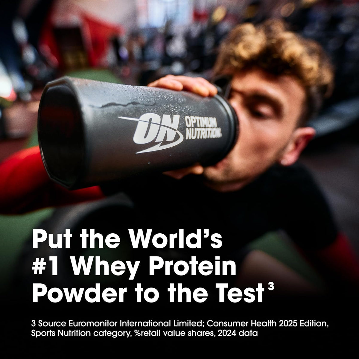 Optimum Nutrition whey protein isolate blend packaging