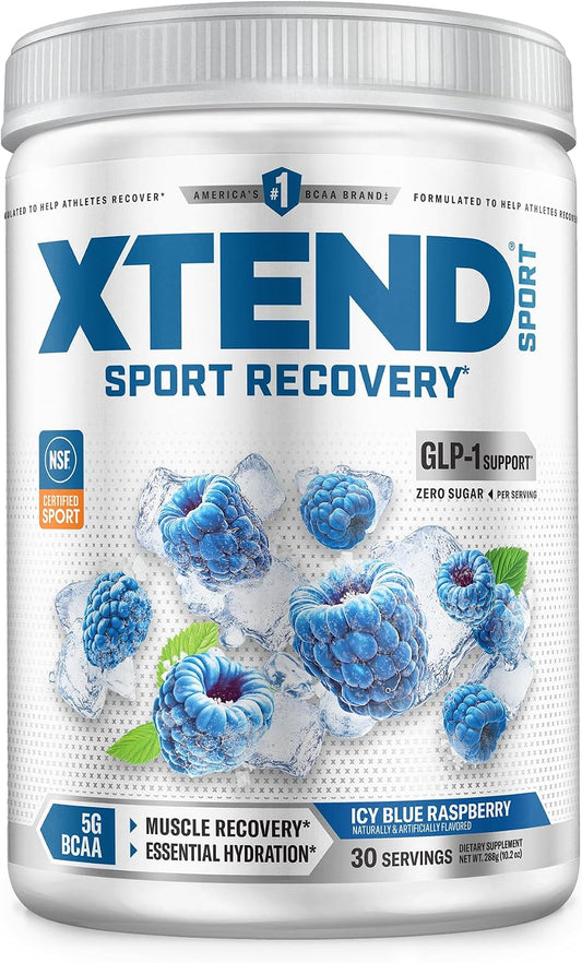 Blue Raspberry Ice BCAA recovery powder by XTEND