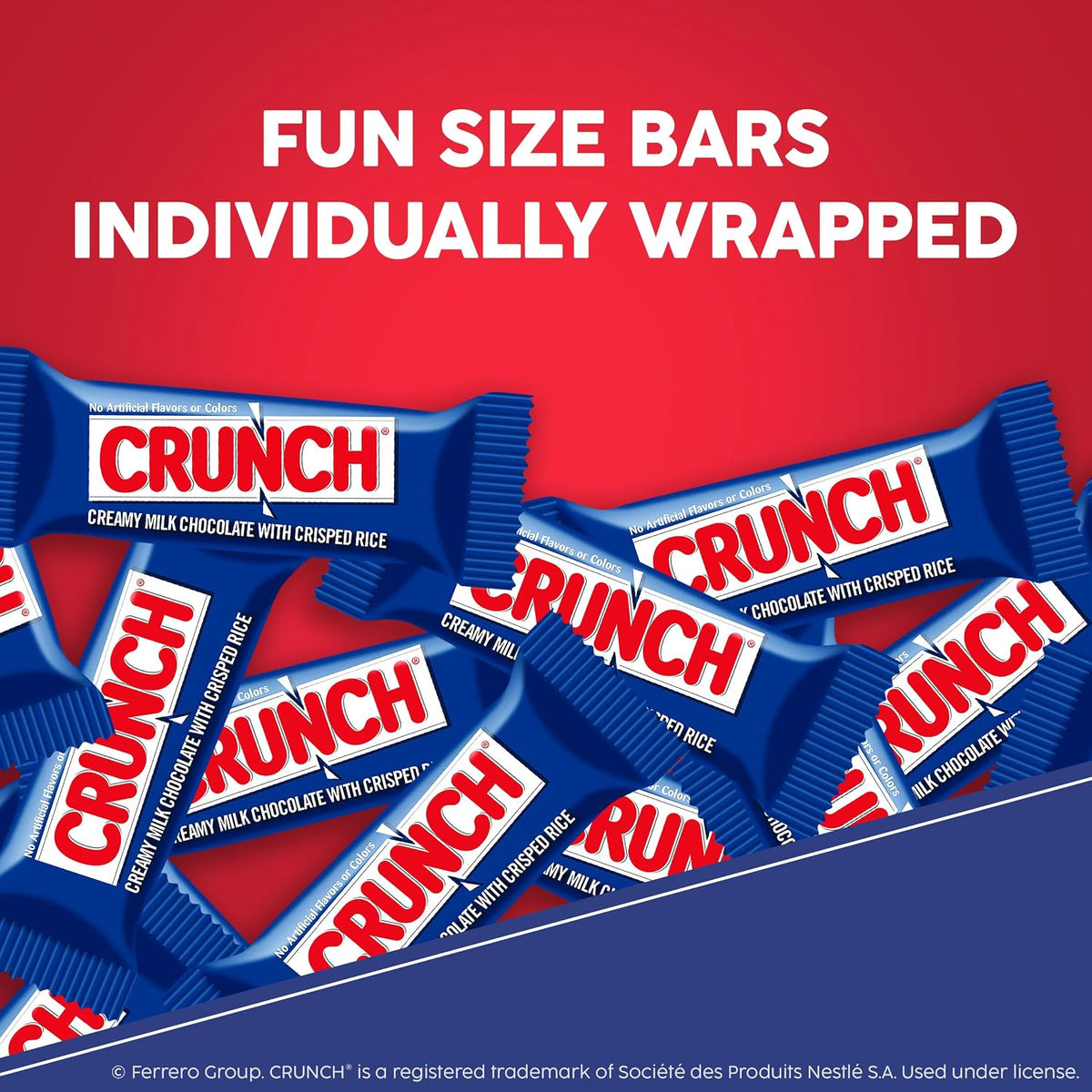 CRUNCH chocolate candy bars for seasonal candy bowls