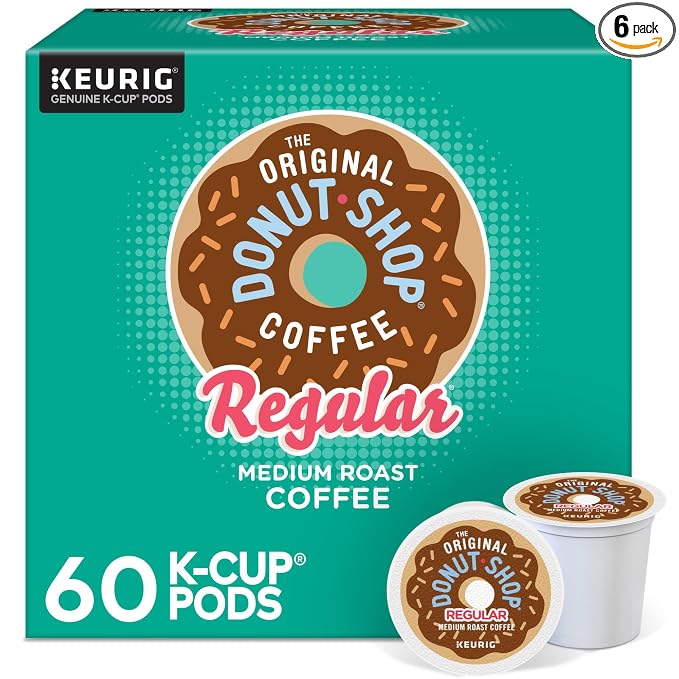 The Original Donut Shop Regular K-Cup pods, 60 count