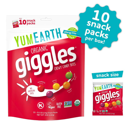Gluten free vegan chewy candy packets