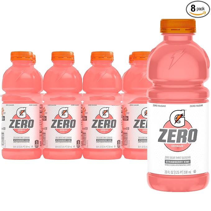 Gatorade Zero Strawberry Kiwi sports drink 8 pack