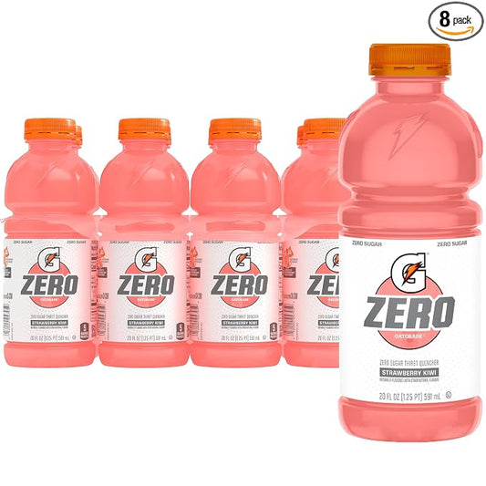 Gatorade Zero Strawberry Kiwi sports drink 8 pack
