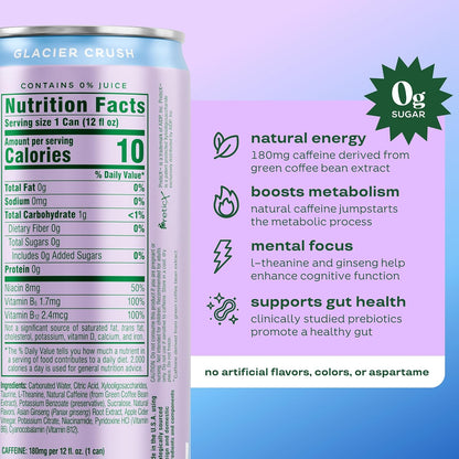 Bloom Nutrition 12 pack energy drink with prebiotics
