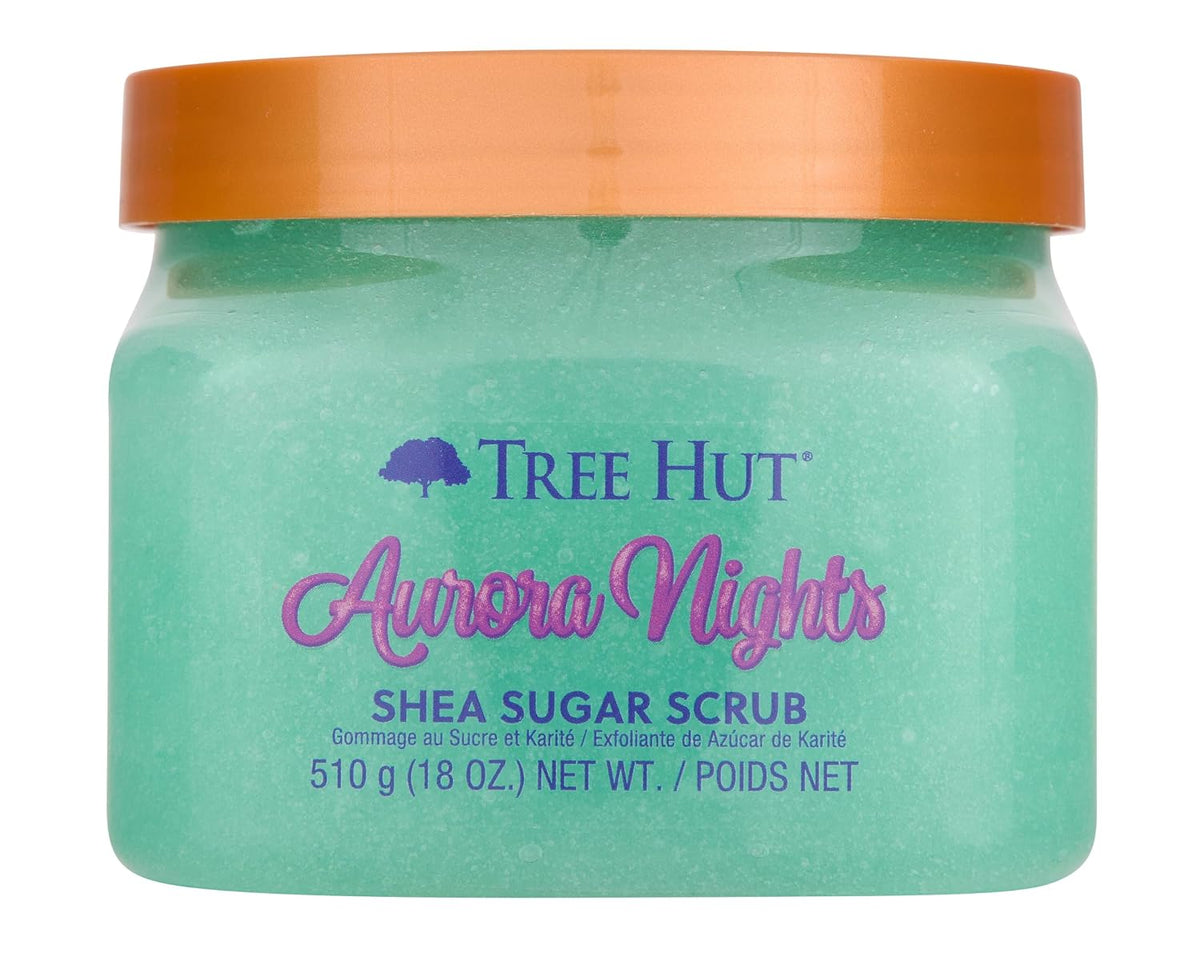 Tree Hut Aurora Nights exfoliating sugar scrub