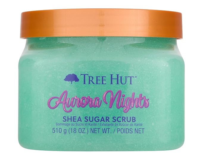 Tree Hut Aurora Nights body scrub, 18 oz