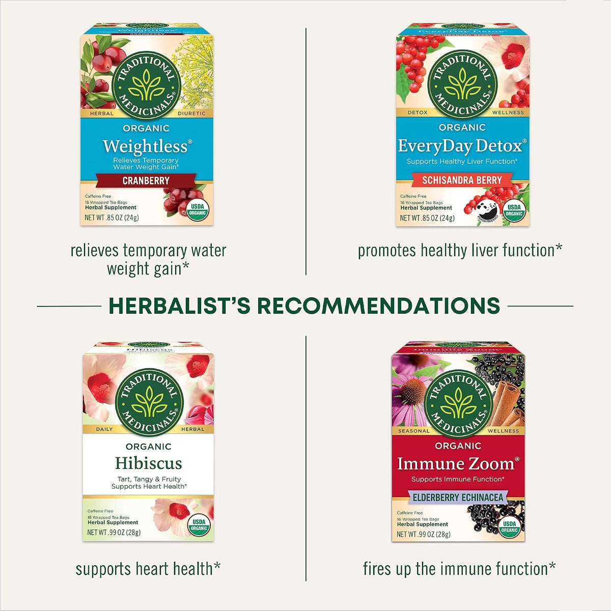 Visit the Traditional Medicinals Store — Traditional Medicinals Organic Spearmint, 16 Tea Bags - product image 48