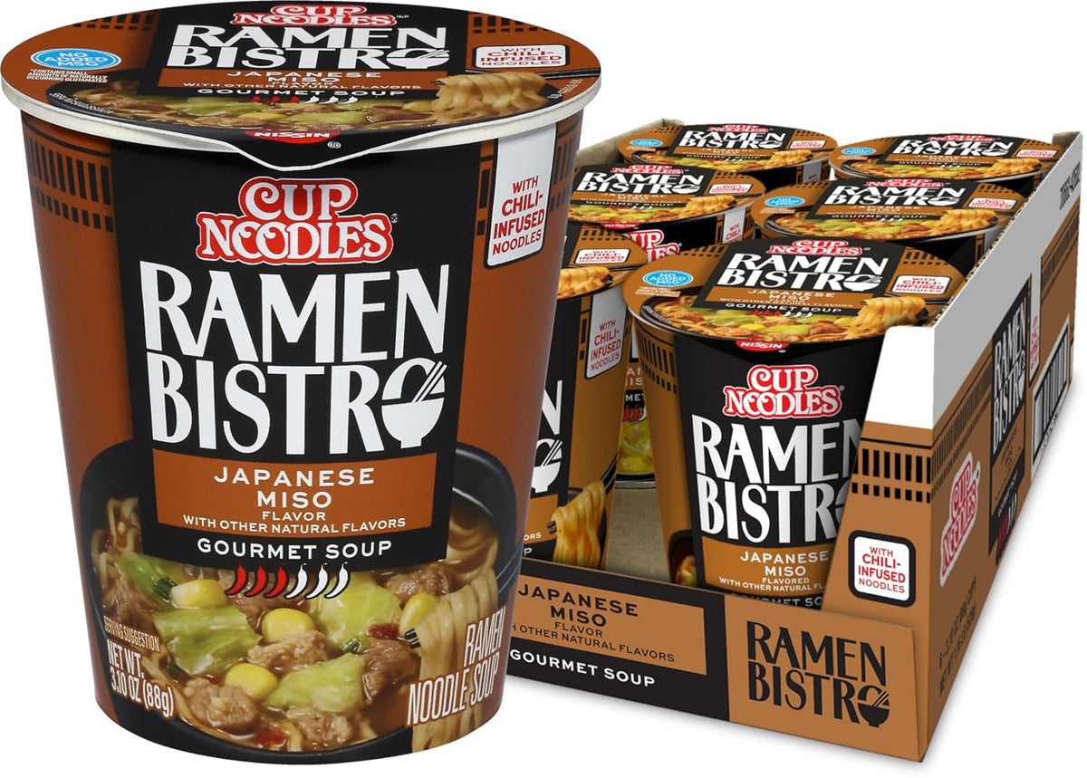Japanese miso cup ramen noodles 3.1 ounce cup