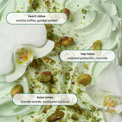 pH-balanced eos pistachio body wash for daily use