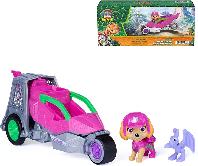 Dino Rescue Firetruck toy with spinning projectile blaster