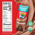 Horizon Organic lactose-free chocolate milk boxes