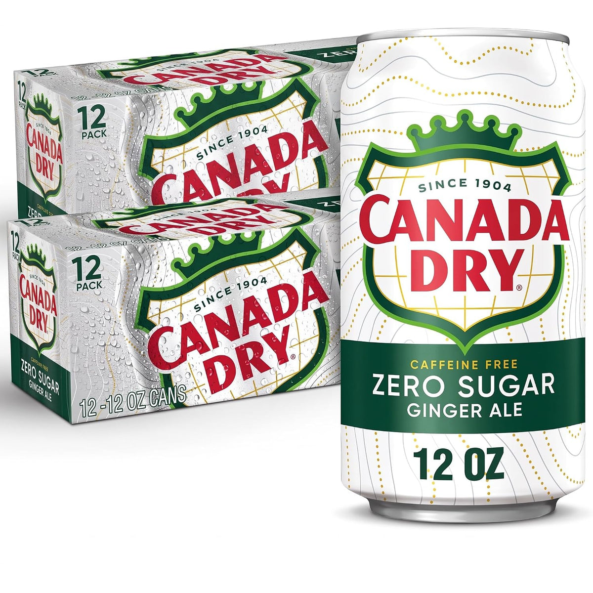 Canada Dry caffeine-free zero sugar ginger ale