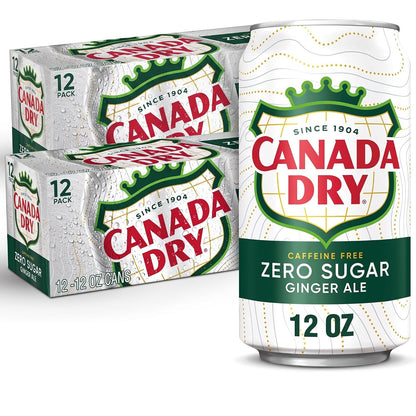 Canada Dry caffeine-free zero sugar ginger ale